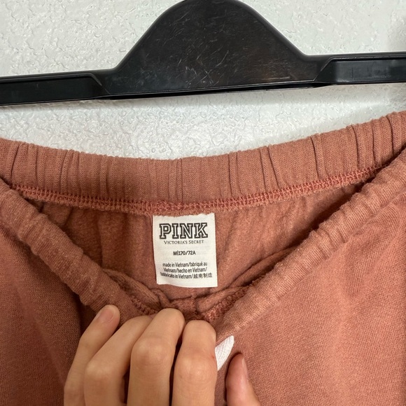 Woman’s PINK Victoria's Secret Dusty Rose Joggers Size M - Picture 2 of 3
